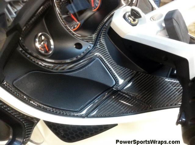 One of our Real Carbon Fiber dash kits can really make your Spyder RT stand out from all the others.