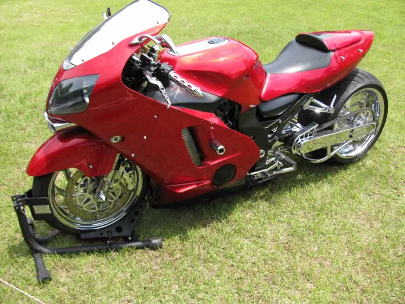 One of the show sponsors bikes