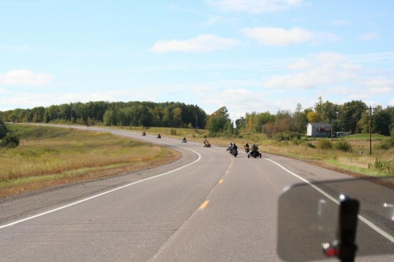 Open road of Hwy 210.
