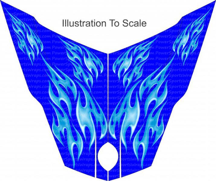 Orbit Flame - This is an Illustration so you get an idea of how much surface the kit will cover once applied.