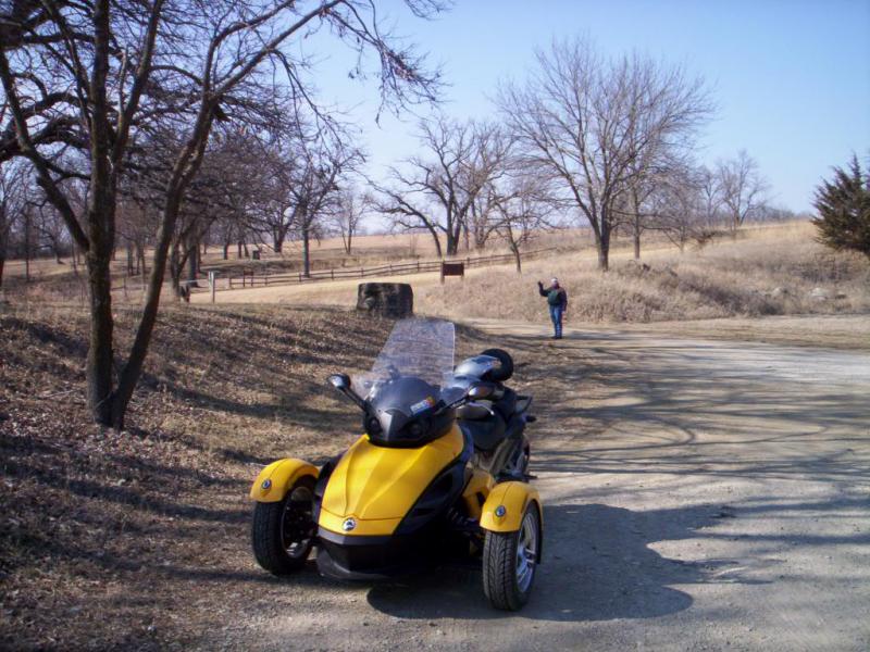 Oregon Trail at Alcove Spring, Kansas, south of Marysville, KS