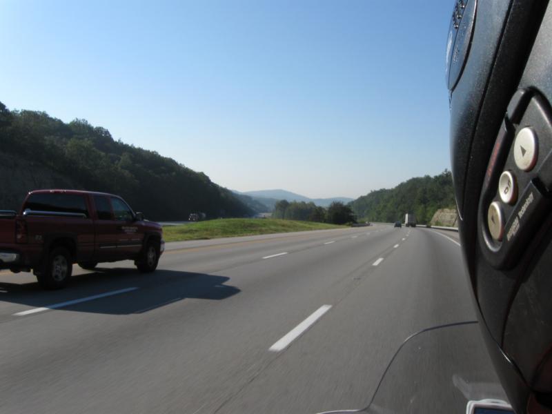 Our first view of the Smokies