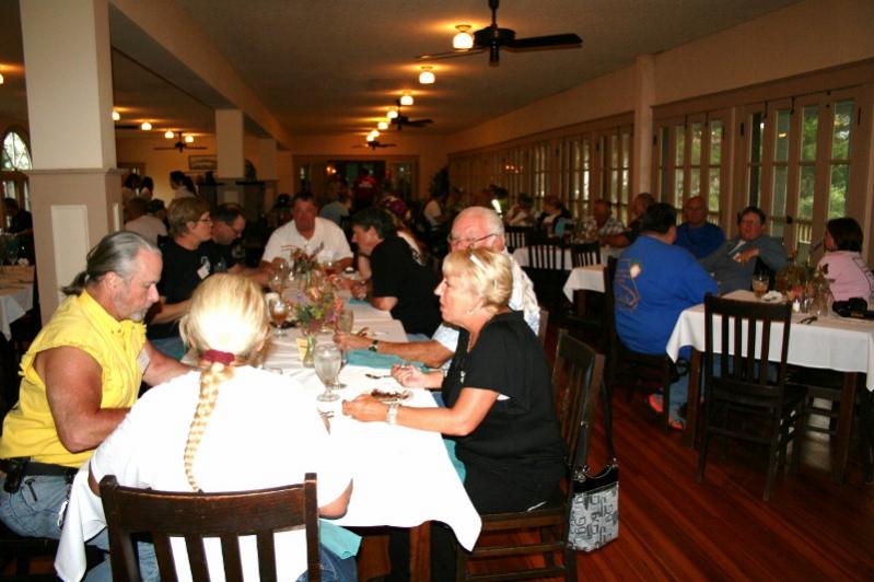 Our Gang - Ron, Frenchie, Kathy, Bob, Joe, Anne & Butch at dinner.