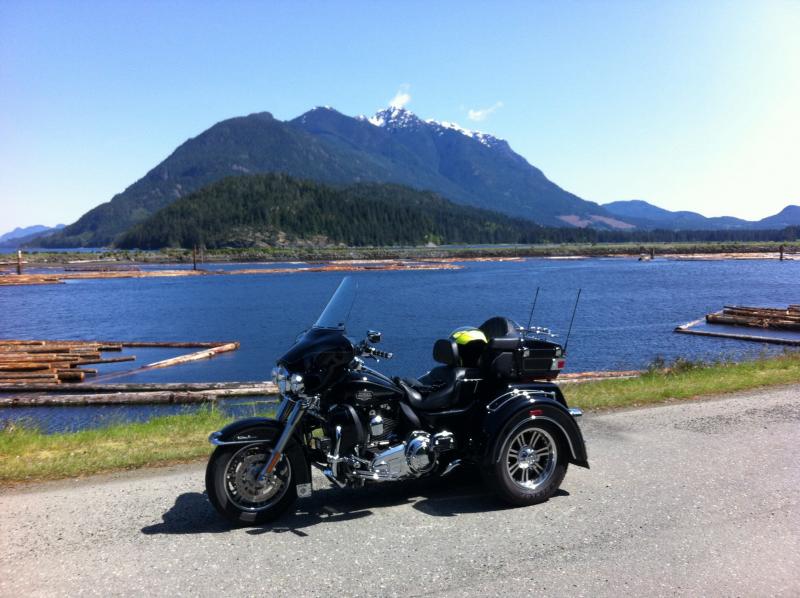 Our UltraClassic at Kelsey Bay, bc