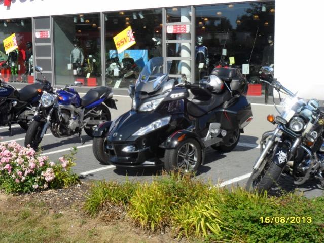 Outside a Motorcycle Accessories Shop in Germany
POLO one of the largest and includes a Cafe 
A popular Biker meeting Place