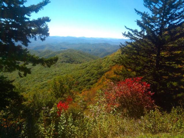 Overlook off the Blue Ridge Pkwy.