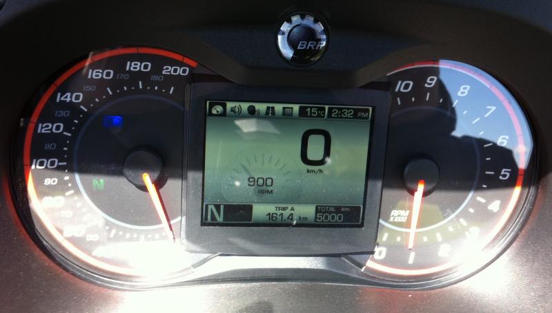 Owned for 2 months, 30 ride days since February 14th, 2015.
5000 K on Spyder now.