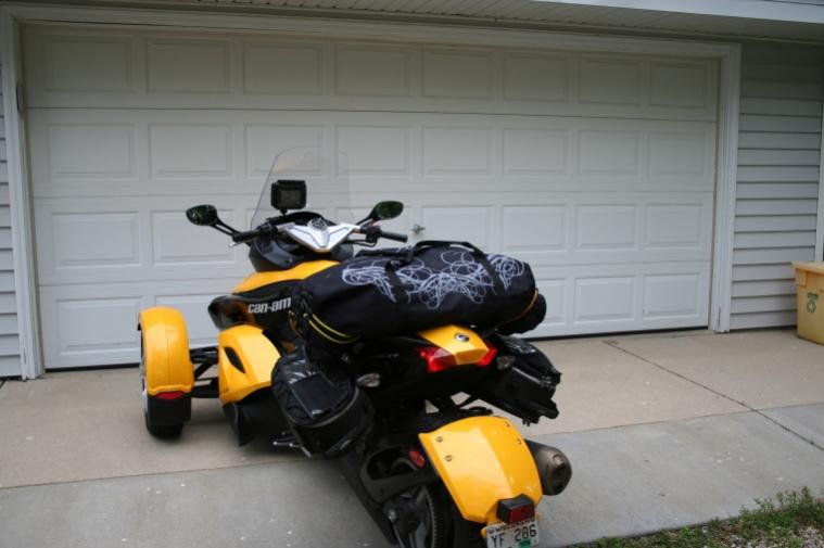 Packed and ready to leave