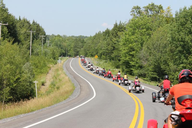 Parade:  First curve!