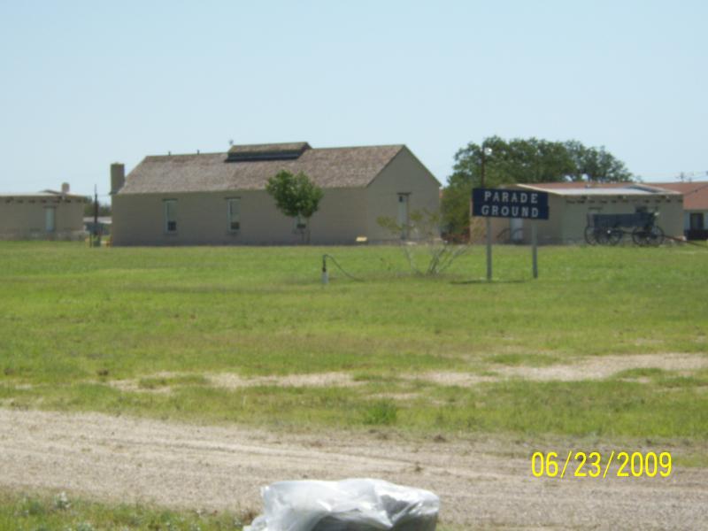Parade Grounds and Officers' Quarters, Ft Stocton, TX
