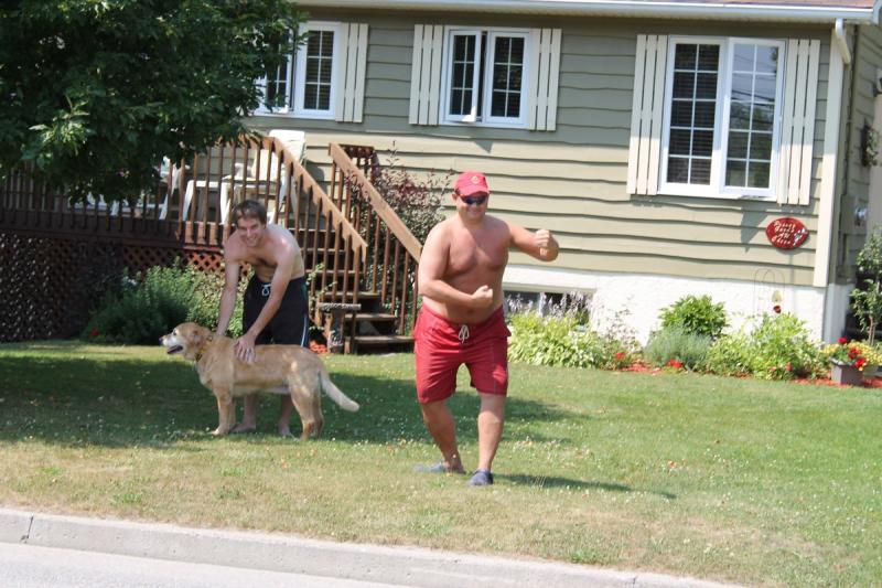 Parade:  The crowd was cheering and participating with us!