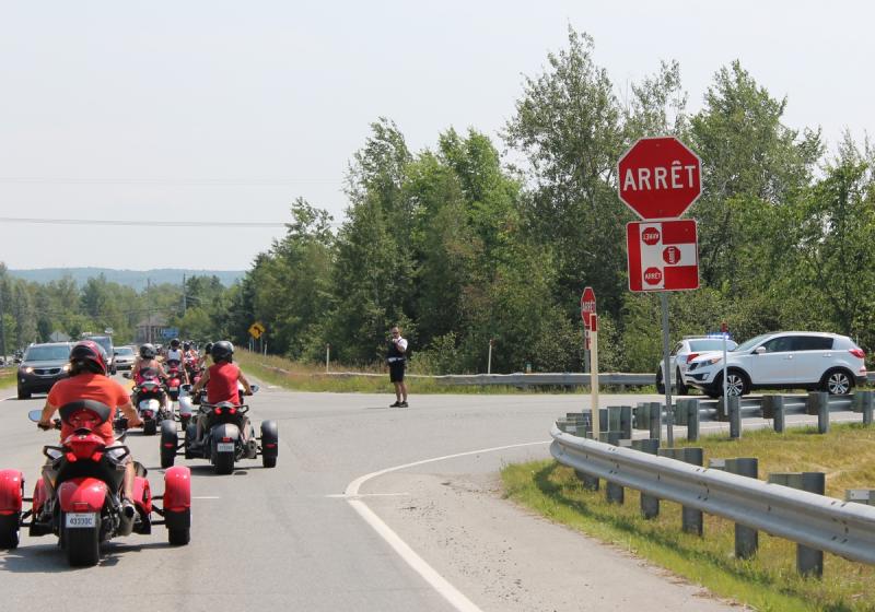 Parade:  We did not stop at any stop!