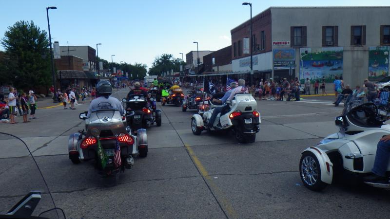 Parading with our Spyders  :-)