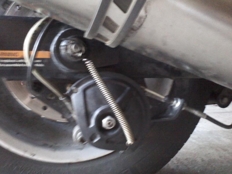 Parking brake applied