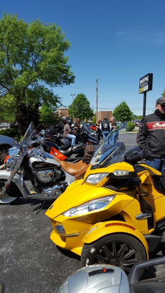 Parking lot at PitBull Powersports