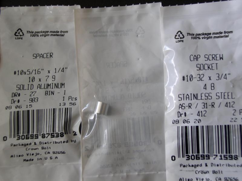 parts from Home depot