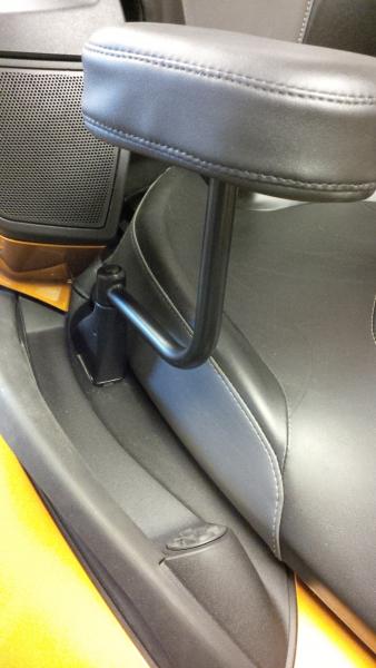 Passenger armrests from Cruiser Customizing. Com  Was purchased as chrome, had to powder coat it black