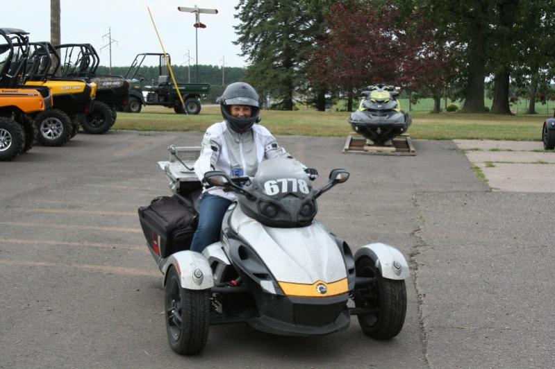 Paula rode the "death machine" back to Mora for further repairs.