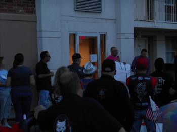 Pierre speaking for Isabel's House