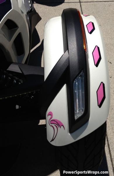 Plasti dip front fender:  Email pete@powersportswraps.com