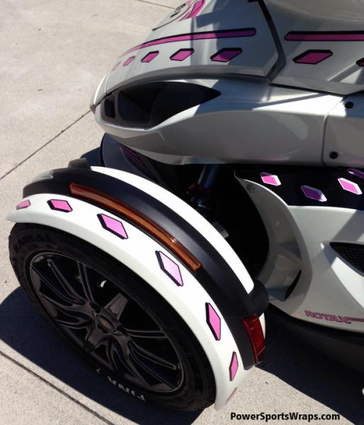 Plasti dip Matte Black front fender to add some contrast for her.