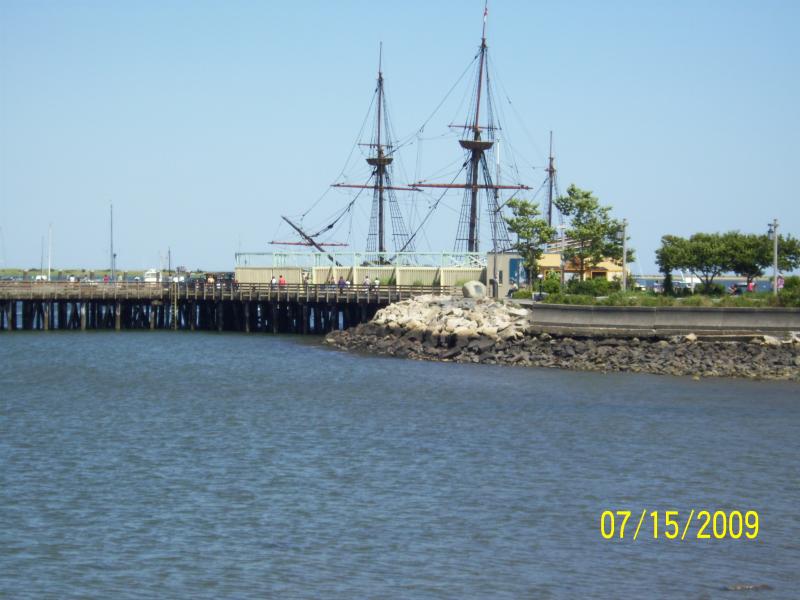 Plymouth, MA. That's the Mayflower II.