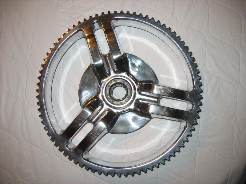 polished drive pulley