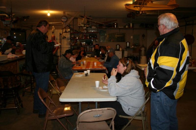 Pot-Luck supper back at Caswell's.