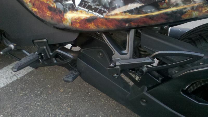 Powdercoated Footpegs