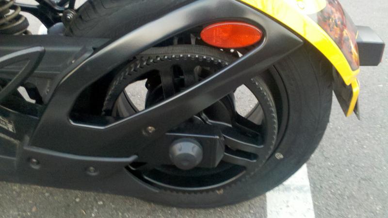 Powdercoated Rear and Bearing