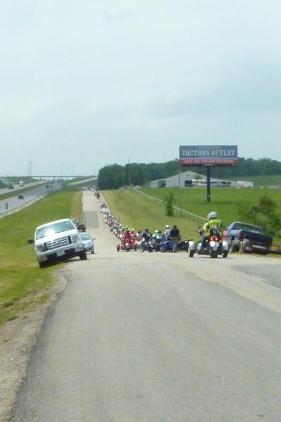 Preparing for Saturday's big ride