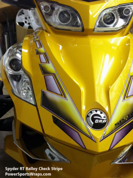 Ralley Check  Yellow - Notice the 3D detail on these graphics. This kit is available in many different colors and sizes. What are your ideas?  Email: 