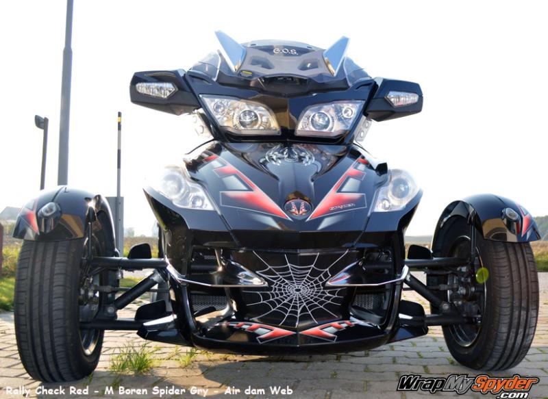 Rally Check Red RT graphics kit along with our Airdam web 2010-13 models.