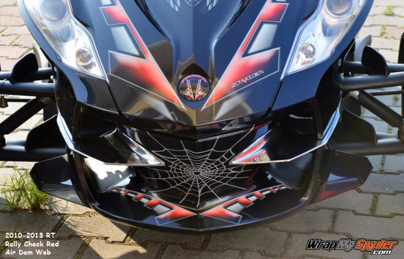 Rally Check Red with 2010-13 RT Airdam web grill insert kit.