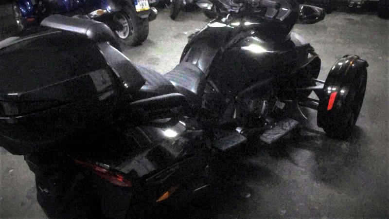 Ready a waiting for backrest and license plate I