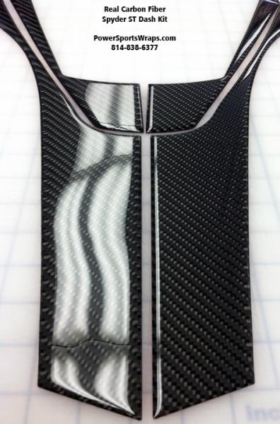 Real Carbon Fiber Spyder ST Dash Kit 12 pieces. To Order 814-838-6377
