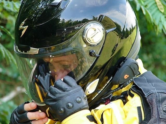 Really enjoy talking on the Scala Rider Q2