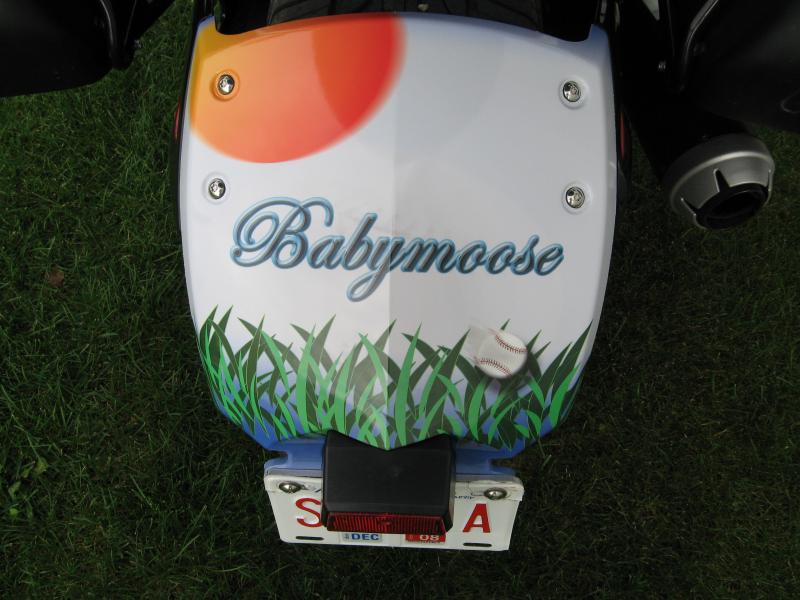 Rear fender with Nickname