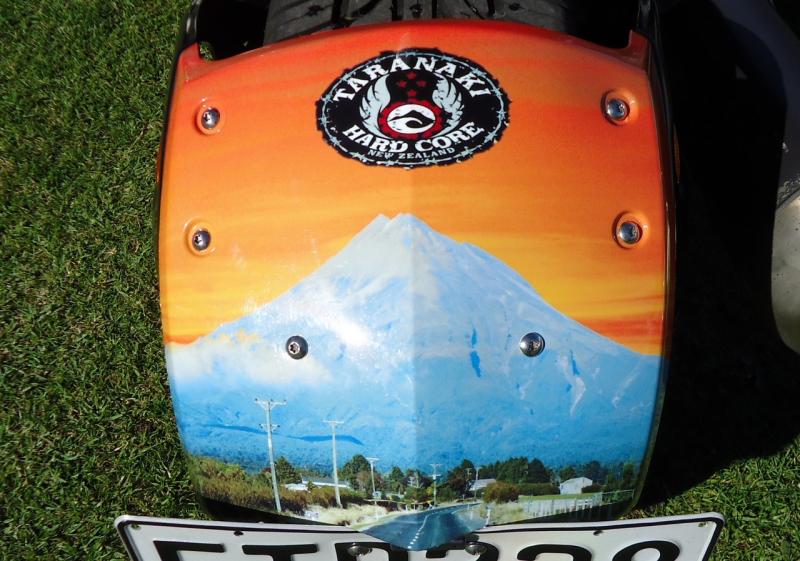 Rear guard Max's home town mountain, Mt Egmont/Taranaki