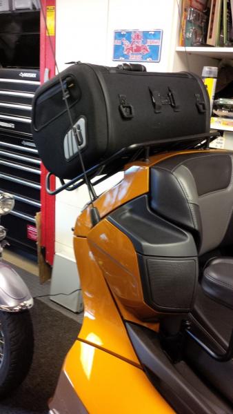 Rear travel trunk from Cruiser Customizing. Com