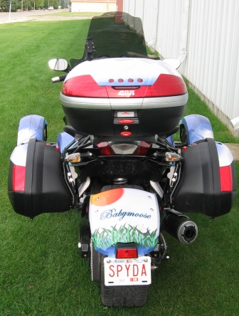 Rear view after wrap