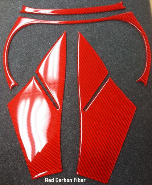 Red Carbon Fiber - Dash sample