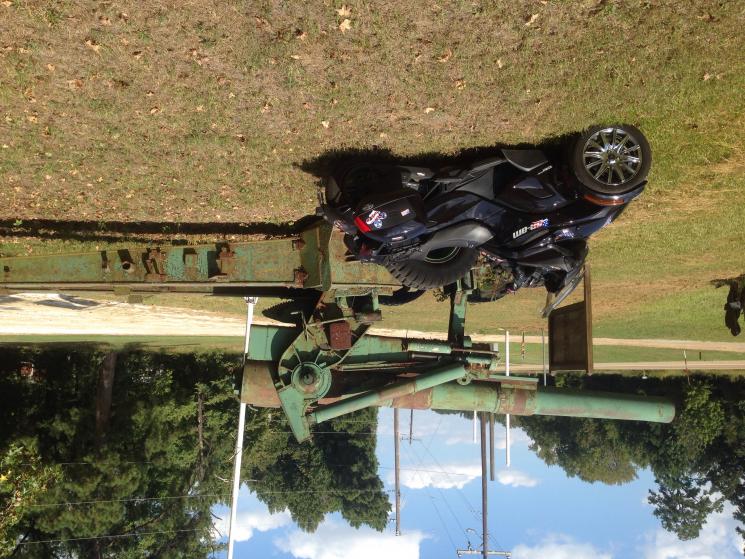 Redneck yard art :). VFW in NE TX