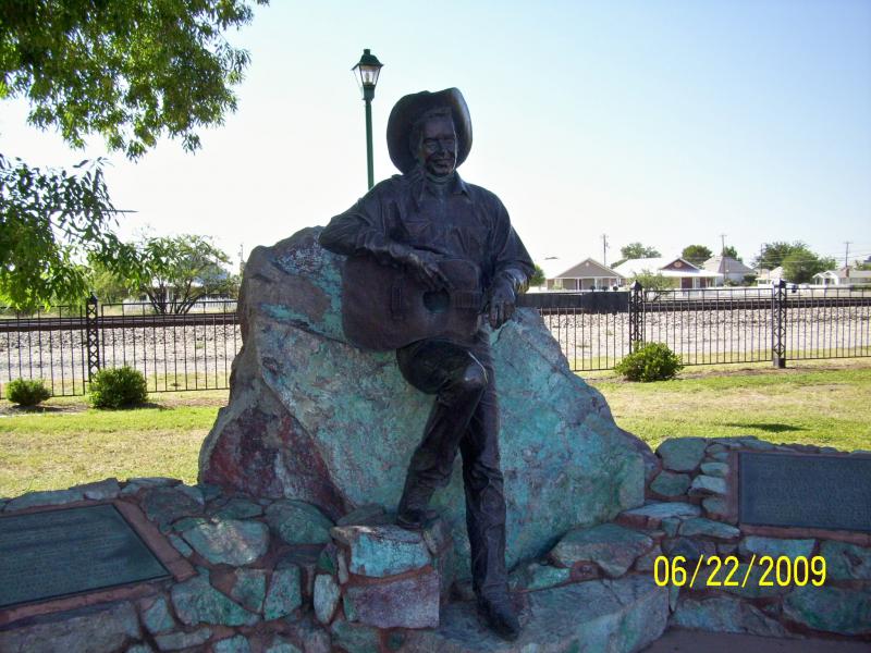 Rex Allen statue, Rex Allen Museum, Willcox, AZ