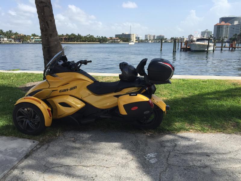 Riding around Fort Lauderdale