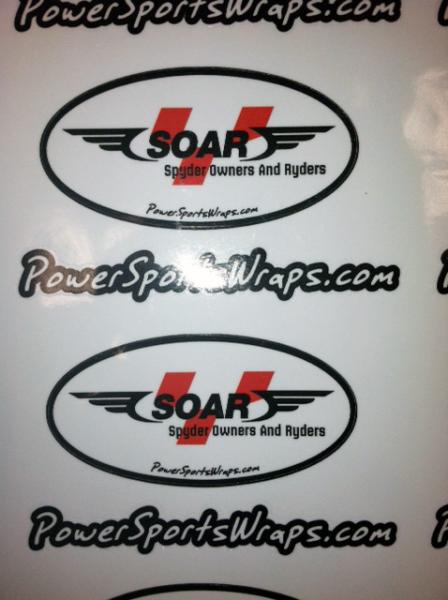 Riding group decals.. Send us your design & we can make it a decal for your bike or helmet.