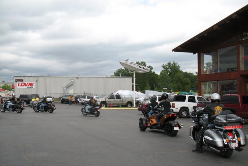 Riding home from Bradford Marine