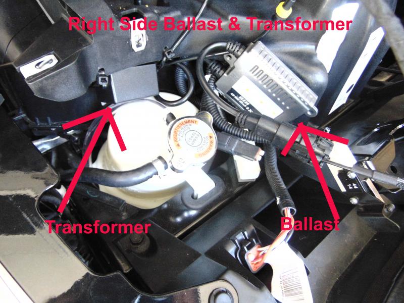 Right Side Ballast And Transformer