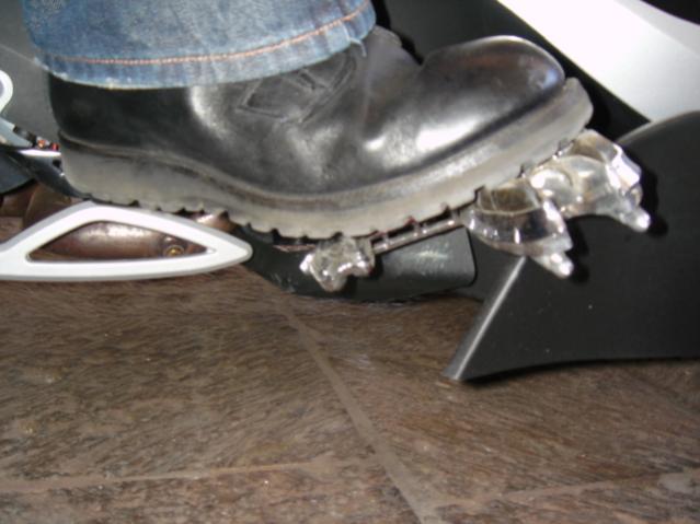 Right side,  distance from peg