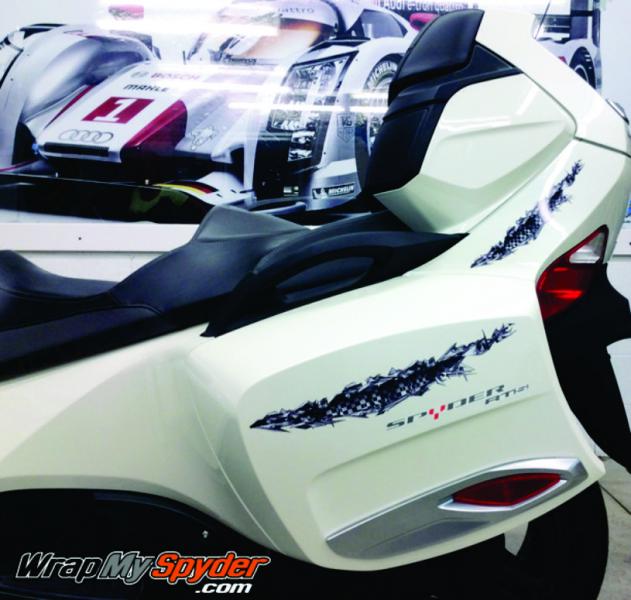 Ripper Race side bags and speaker pieces all part of our standard kit.